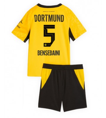 Borussia Dortmund Ramy Bensebaini #5 Hemmaställ Barn 2026-27 Kortärmad (+ Korta byxor)